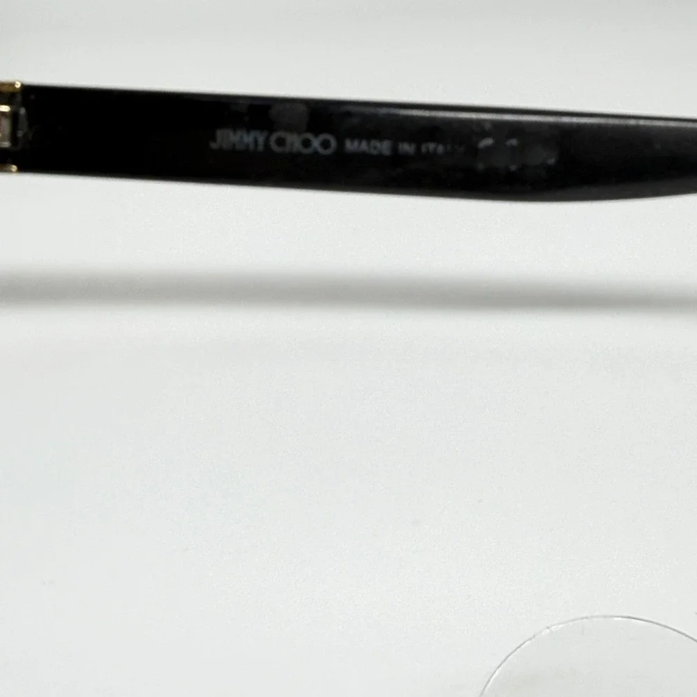 Jimmy Choo JC129 112 Tortoise‎ Gold Chain Detail Eyeglasses Frames Italy 21483